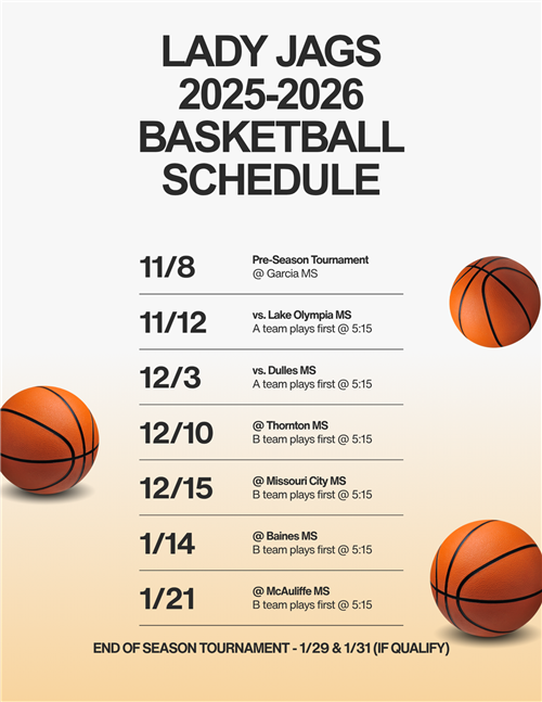Lady Jags Basketball Schedule